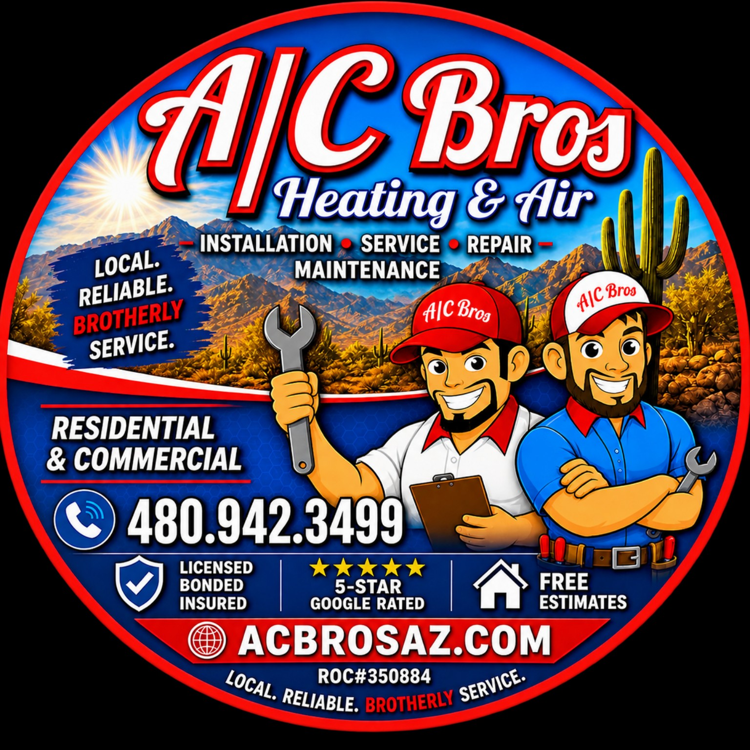 A/C Bros Heating & Air logo